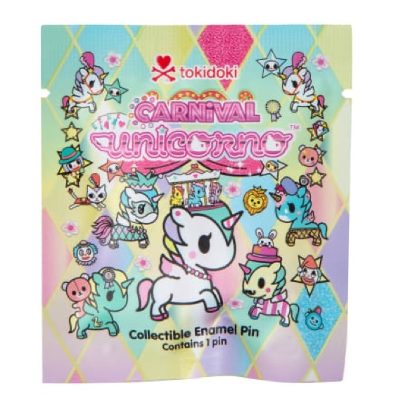 Tokidoki Carnival Unicorno Collectable Enamel Pin - Picture 3 of 5